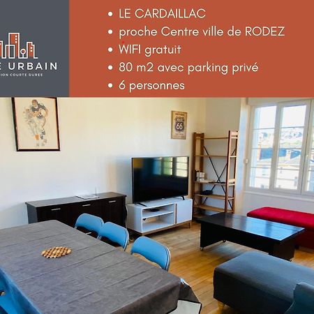 Appartement T4 Cite Cardaillac, Parking Prive, Wifi Rodez Dış mekan fotoğraf